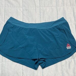Reebok Teal CrossFit Athletic Shorts